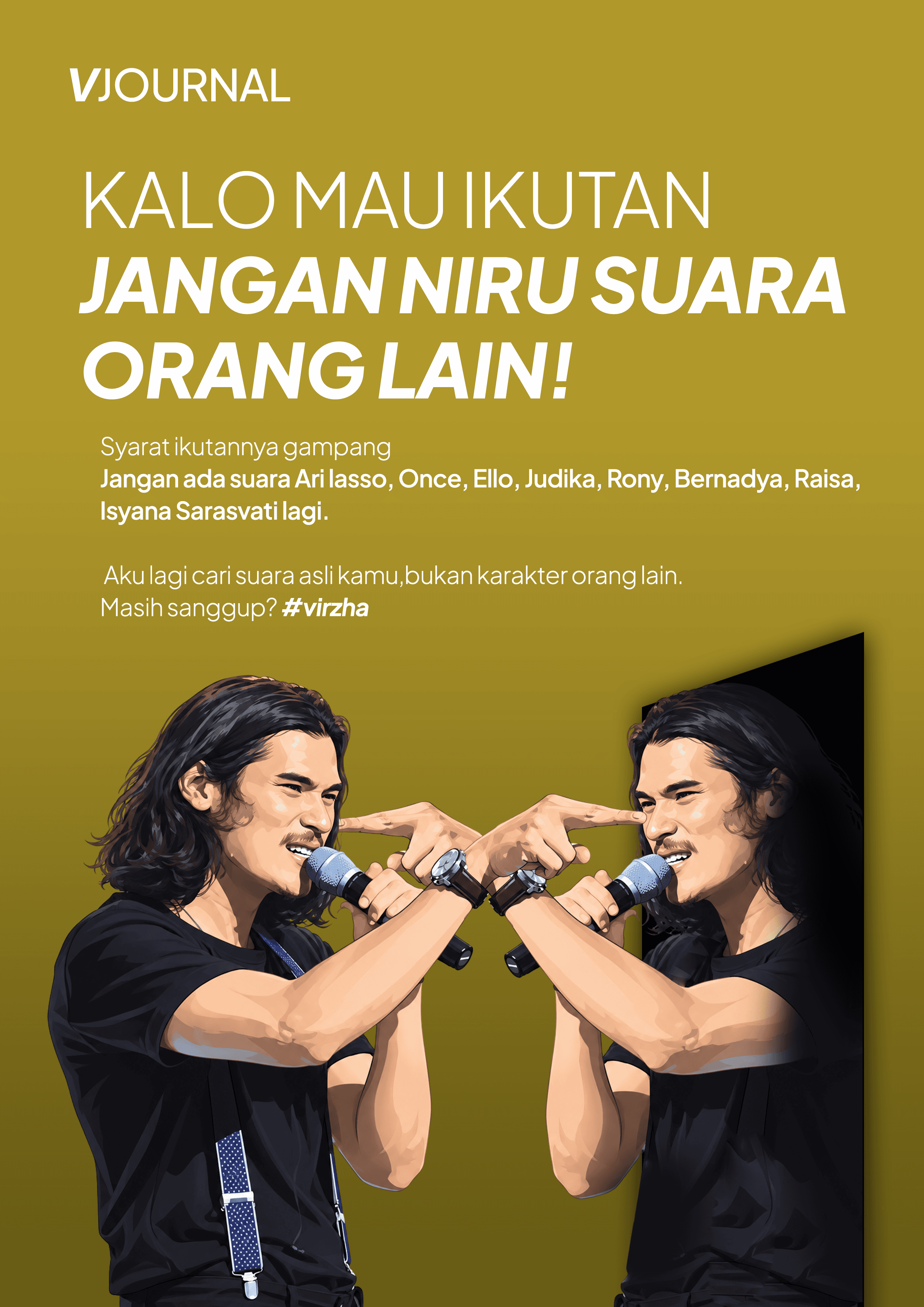 JANGAN NIRU SUARA ORANG LAIN!