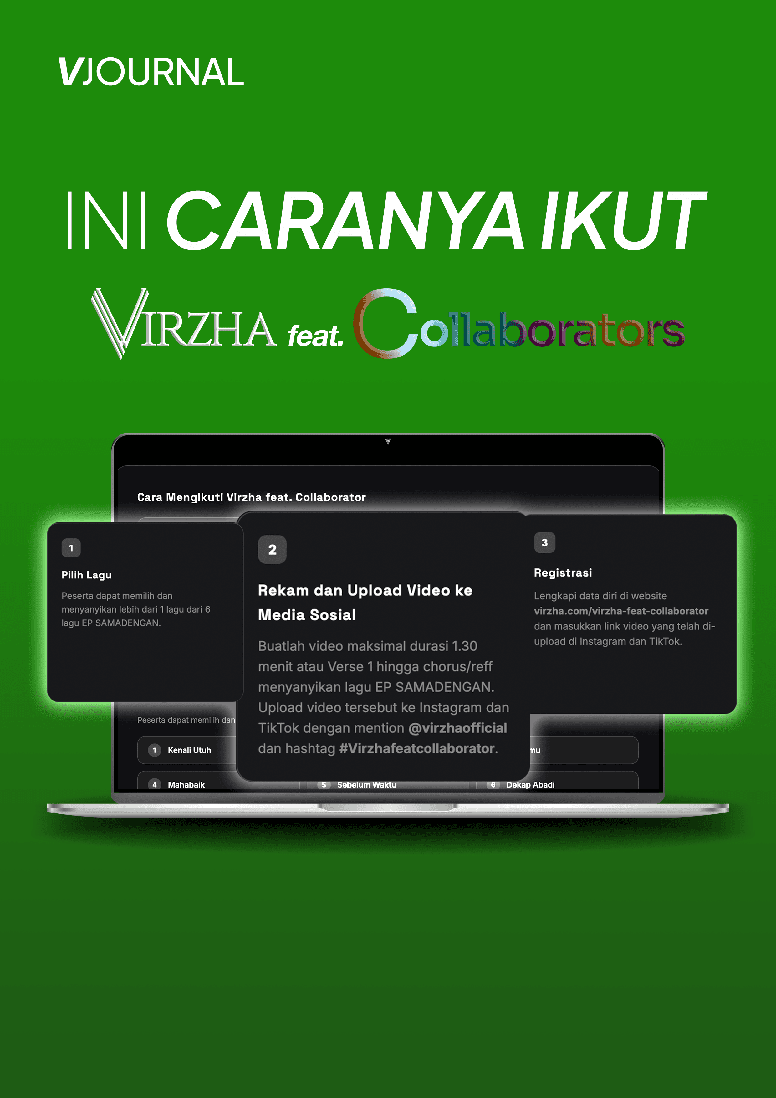 CARA MENGIKUTI VIRZHA FEAT COLLABORATORS